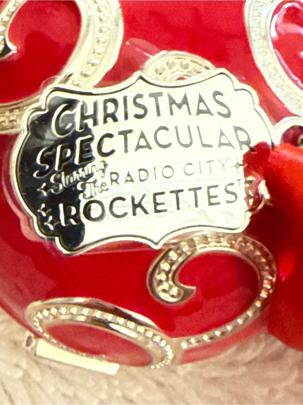 Pandora Red & Silver 2017 Rockettes Holiday Ornament